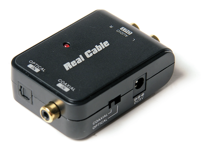 Dac REAL CABLE numérique optique coaxial